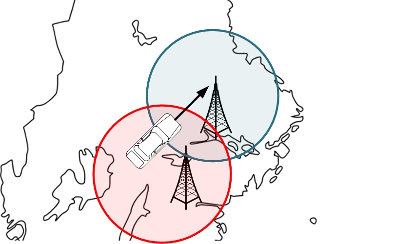 Two FM transmitters with good overlap