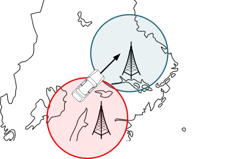 Two FM transmitters with too little overlap